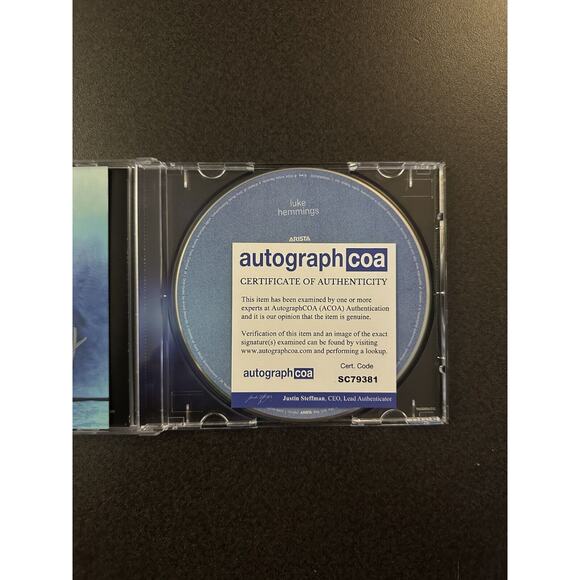 SIGNED Luke Hemmings - Boy CD AUTOGRAPH COA #SC79381 - Picture 3 of 3